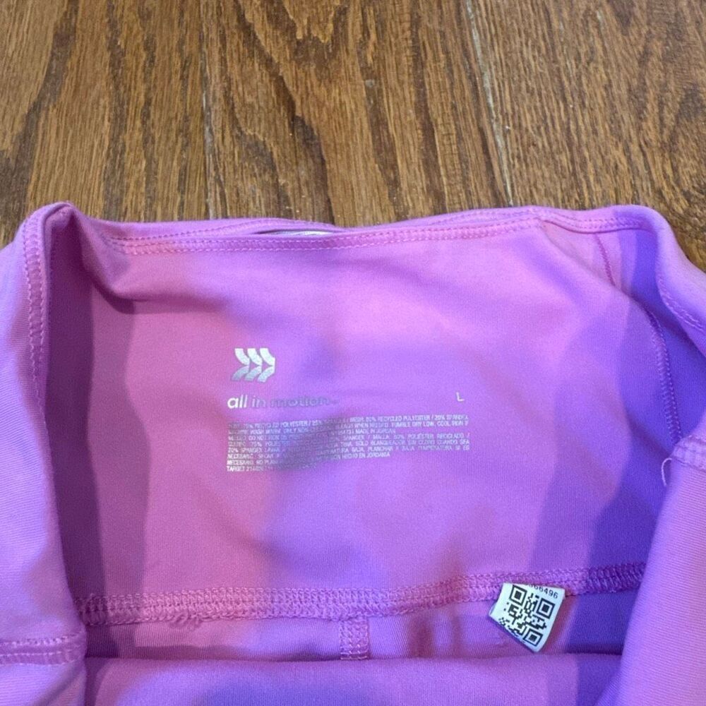All In Motion purple high rise intrasculpt flare leggings size large - Picture 5 of 9